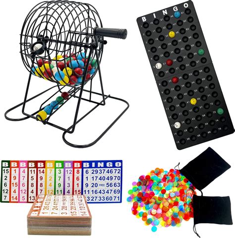 bingo ball turner|Amazon.com: Deluxe Metal Bingo Cage Set for Adults, Families .